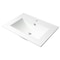 Alfi Brand ALFI brand ABC803 White 25" Rectangular Drop In Ceramic Sink with Faucet Hole ABC803 - alternate 1